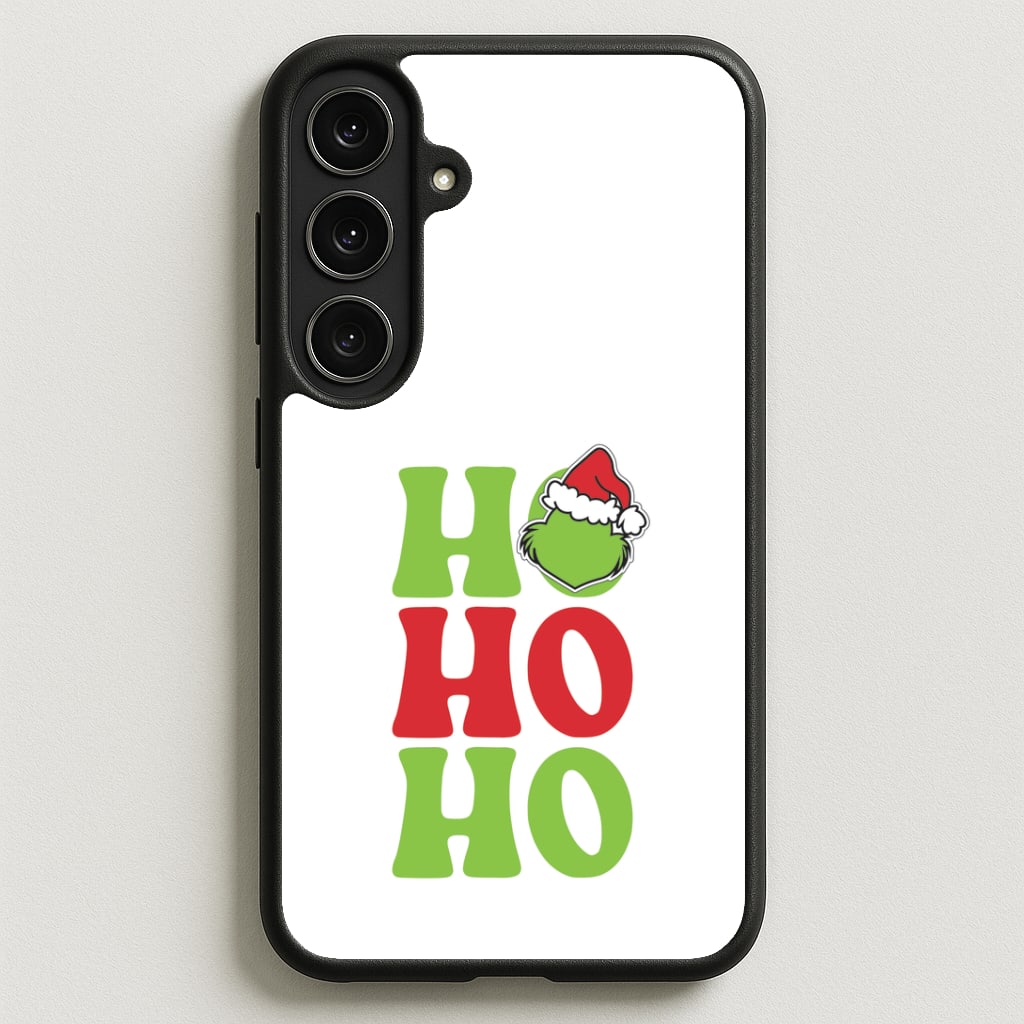 Green Ho Ho Ho Phone Case for Galaxy S25FE