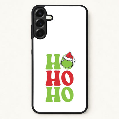 Green Ho Ho Ho Phone Case for Galaxy A17