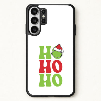 Green Ho Ho Ho Phone Case for Galaxy S26 Ultra