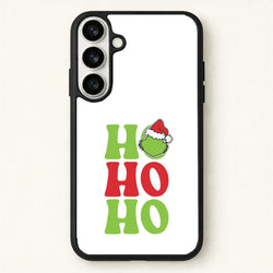 Green Ho Ho Ho Phone Case for Galaxy S26