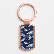 Grinning Shark Pattern Luxury Keyring 4