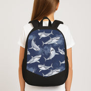 Grinning Shark Pattern Backpack 3