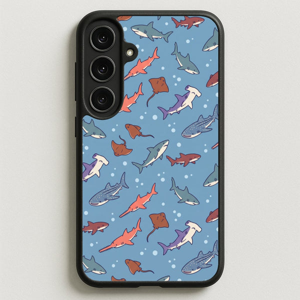 Shark & Ray Shoal Phone Case - Galaxy S26FE / Standard