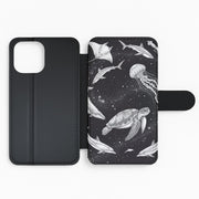 Midnight Deep Sea Flip / Wallet Phone Case 2