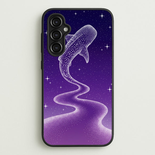 Starlit Whale Shark Phone Case - Galaxy A14 / Standard