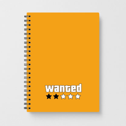 Wanted - Video Game Notebook