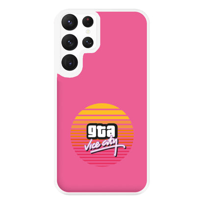 Vice City - Video Game Phone Case for Galaxy S22 Ultra