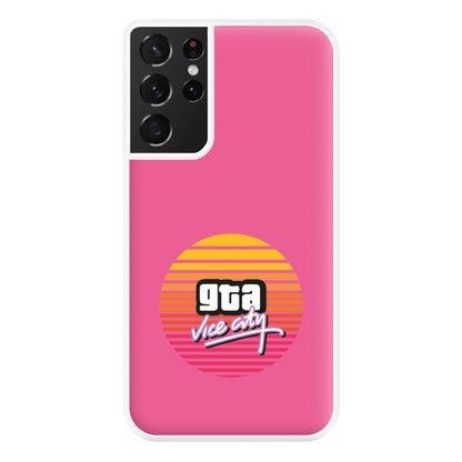 Vice City - Video Game Phone Case for Galaxy S21 Ultra