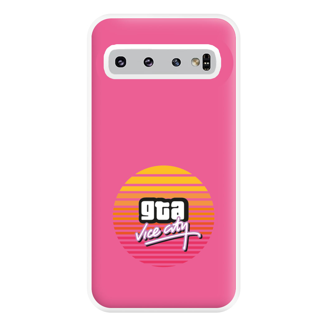 Vice City - Video Game Phone Case for Galaxy S10 Plus