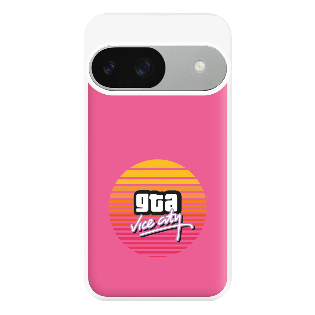 Vice City - Video Game Phone Case for Google Pixel 9 / 9 Pro