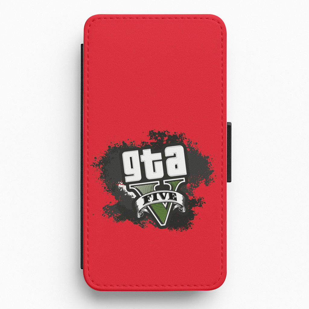 Five - Video Game Flip / Wallet Phone Case
