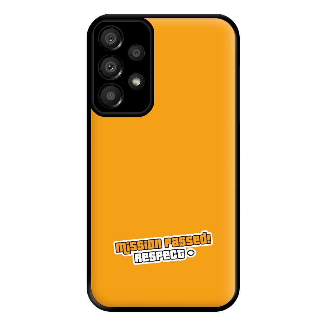 Respect - Video Game Phone Case for Galaxy A33