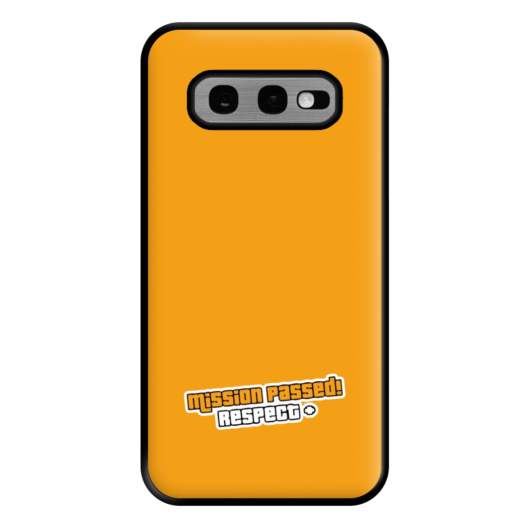 Respect - Video Game Phone Case for Galaxy S10e