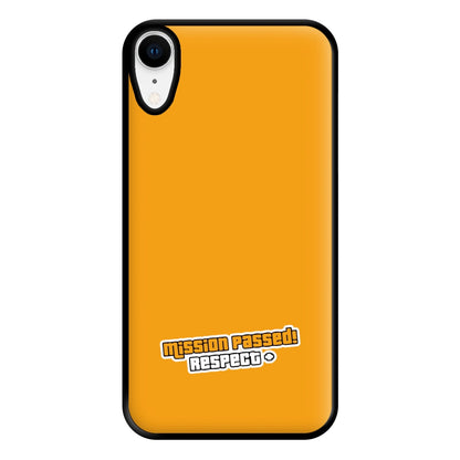 Respect - Video Game Phone Case for iPhone XR