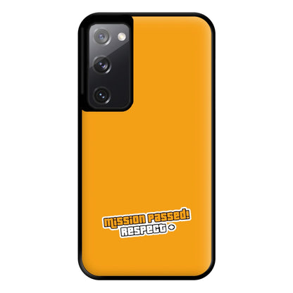 Respect - Video Game Phone Case for Galaxy S20FE