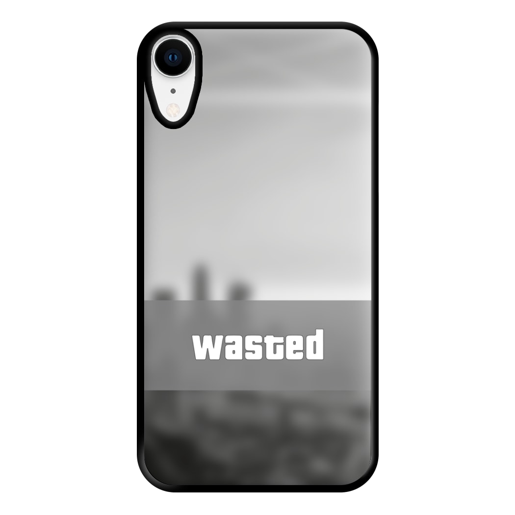 Wasted - Video Game Phone Case for iPhone XR