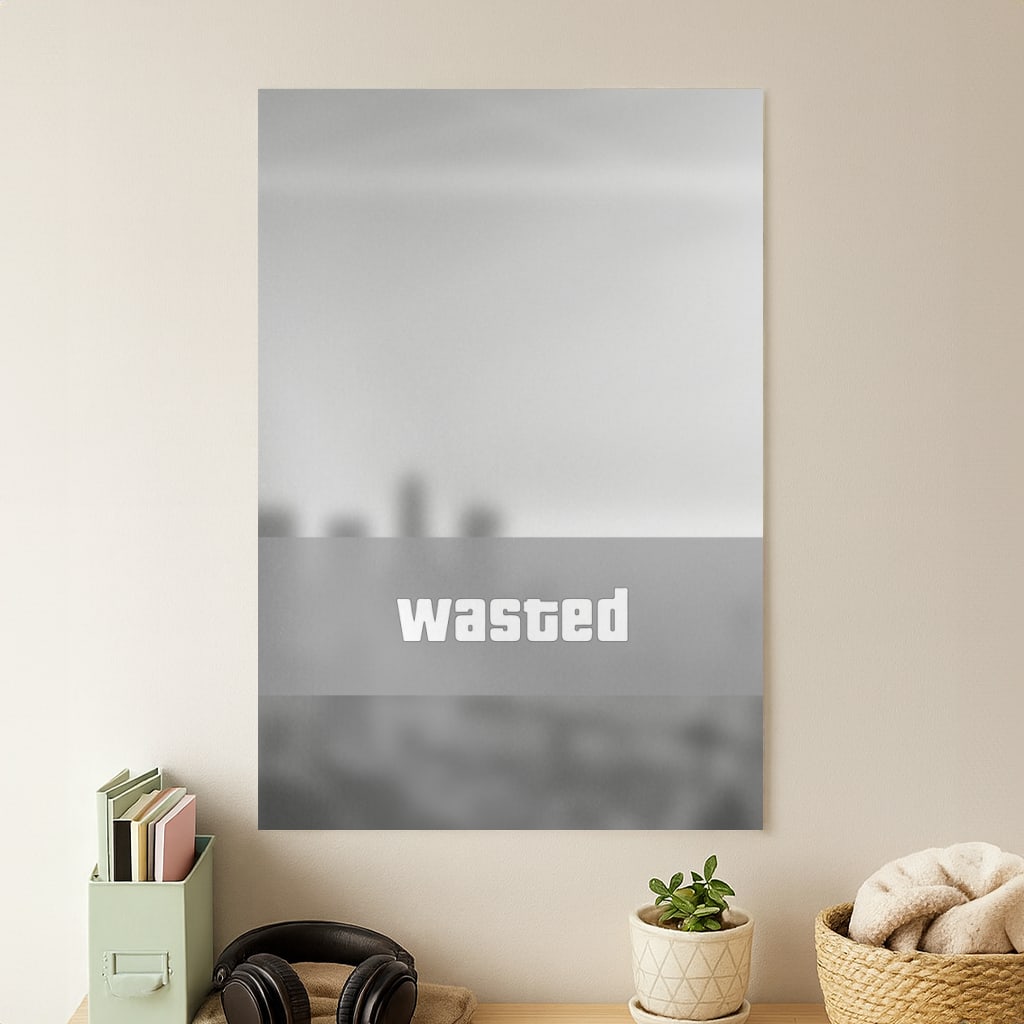 Wasted - Video Game Poster