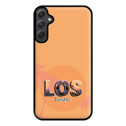 Los Santos - Video Game Phone Case for Galaxy A54