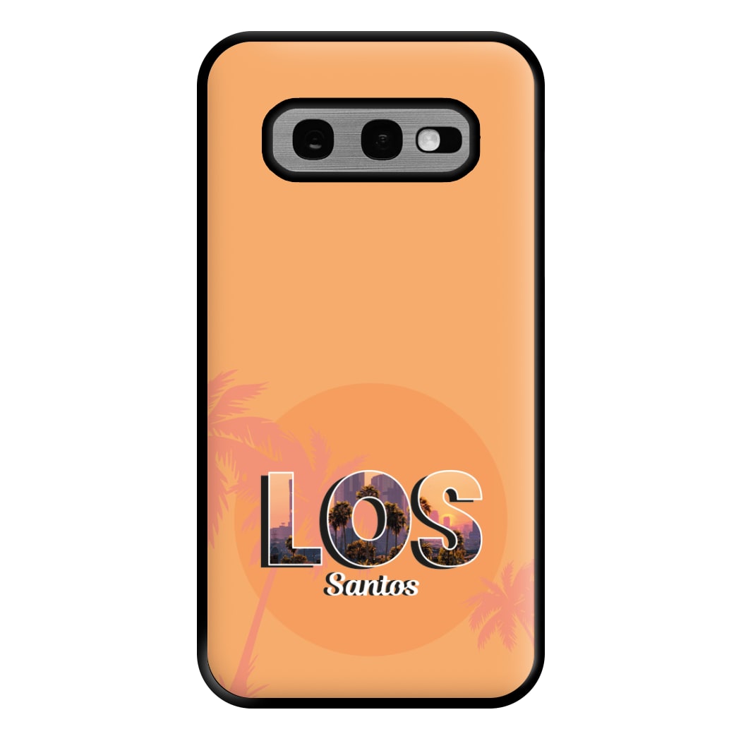 Los Santos - Video Game Phone Case for Galaxy S10e