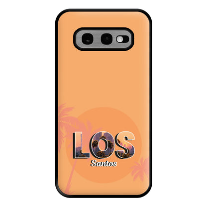 Los Santos - Video Game Phone Case for Galaxy S10e