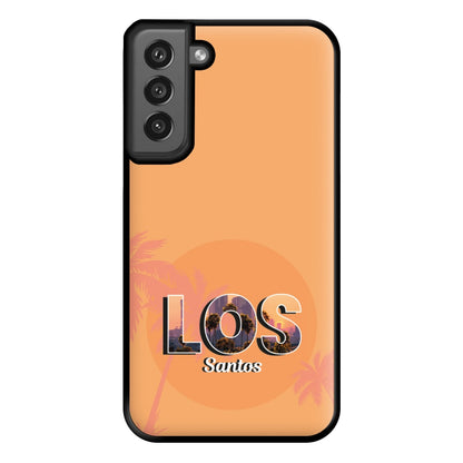 Los Santos - Video Game Phone Case for Galaxy S21FE