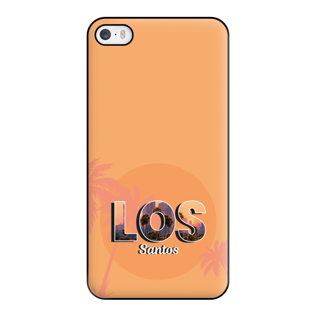 Los Santos - Video Game Phone Case for iPhone 5 / 5s / SE 2016