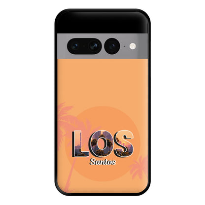 Los Santos - Video Game Phone Case for Google Pixel 7 Pro