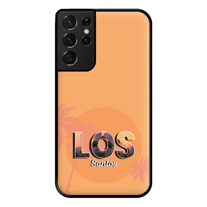 Los Santos - Video Game Phone Case for Galaxy S21 Ultra