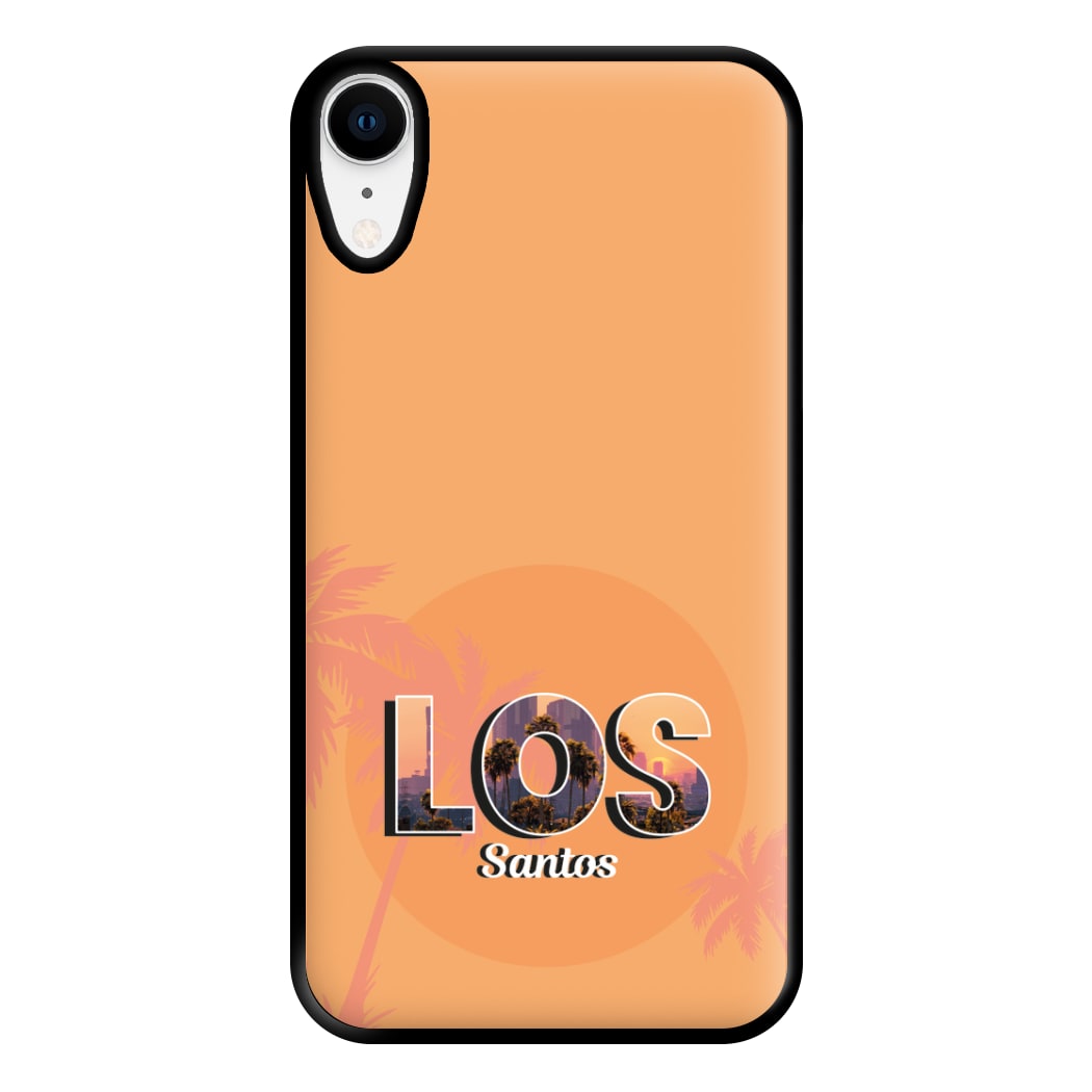 Los Santos - Video Game Phone Case for iPhone XR