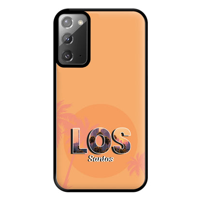 Los Santos - Video Game Phone Case for Galaxy Note 20 Ultra