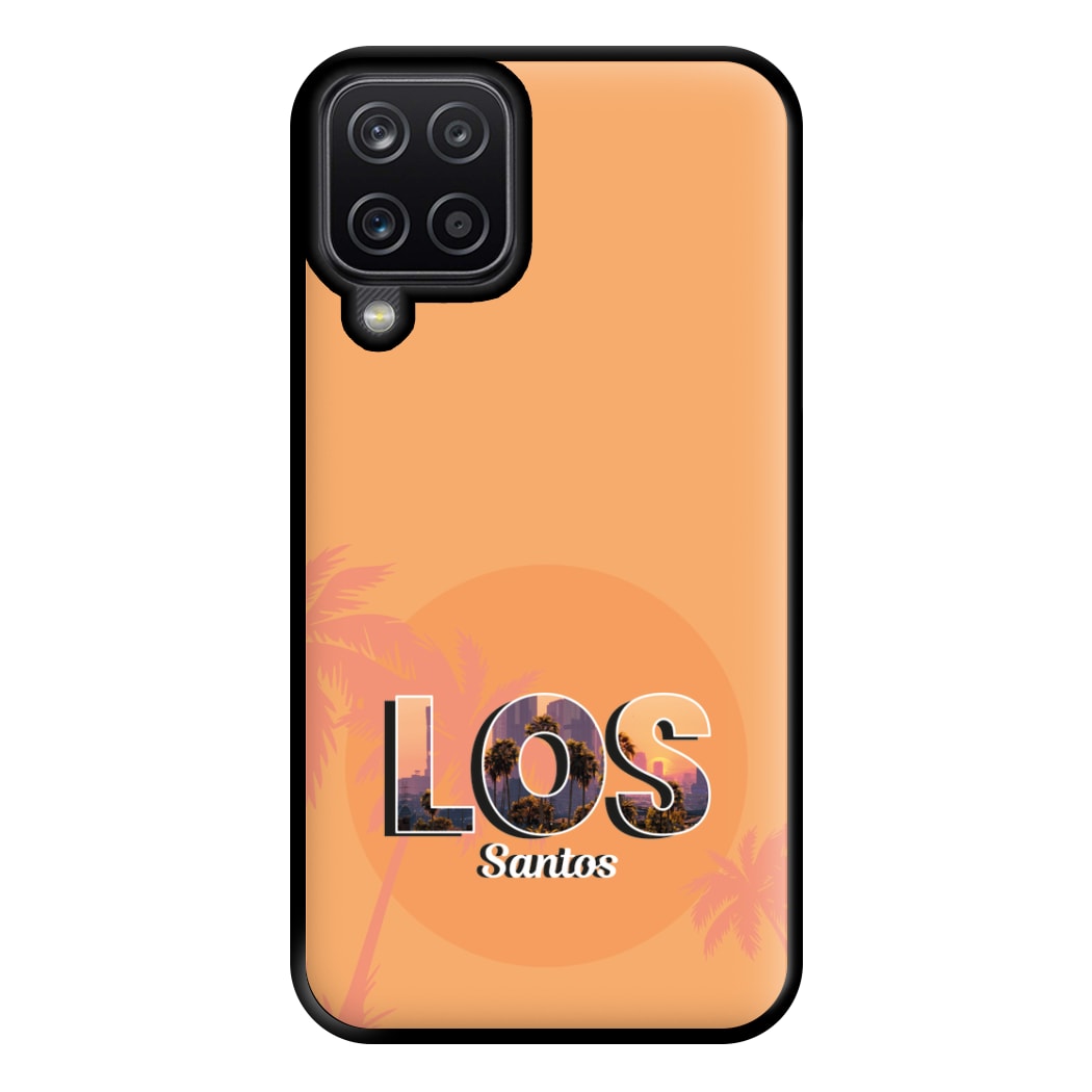 Los Santos - Video Game Phone Case for Galaxy A12