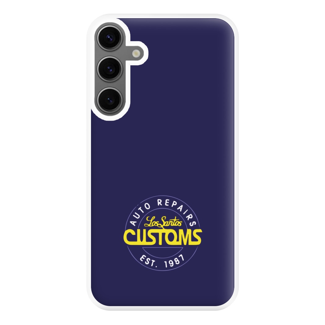 Los Santos Customs - Video Game Phone Case for Galaxy S24FE