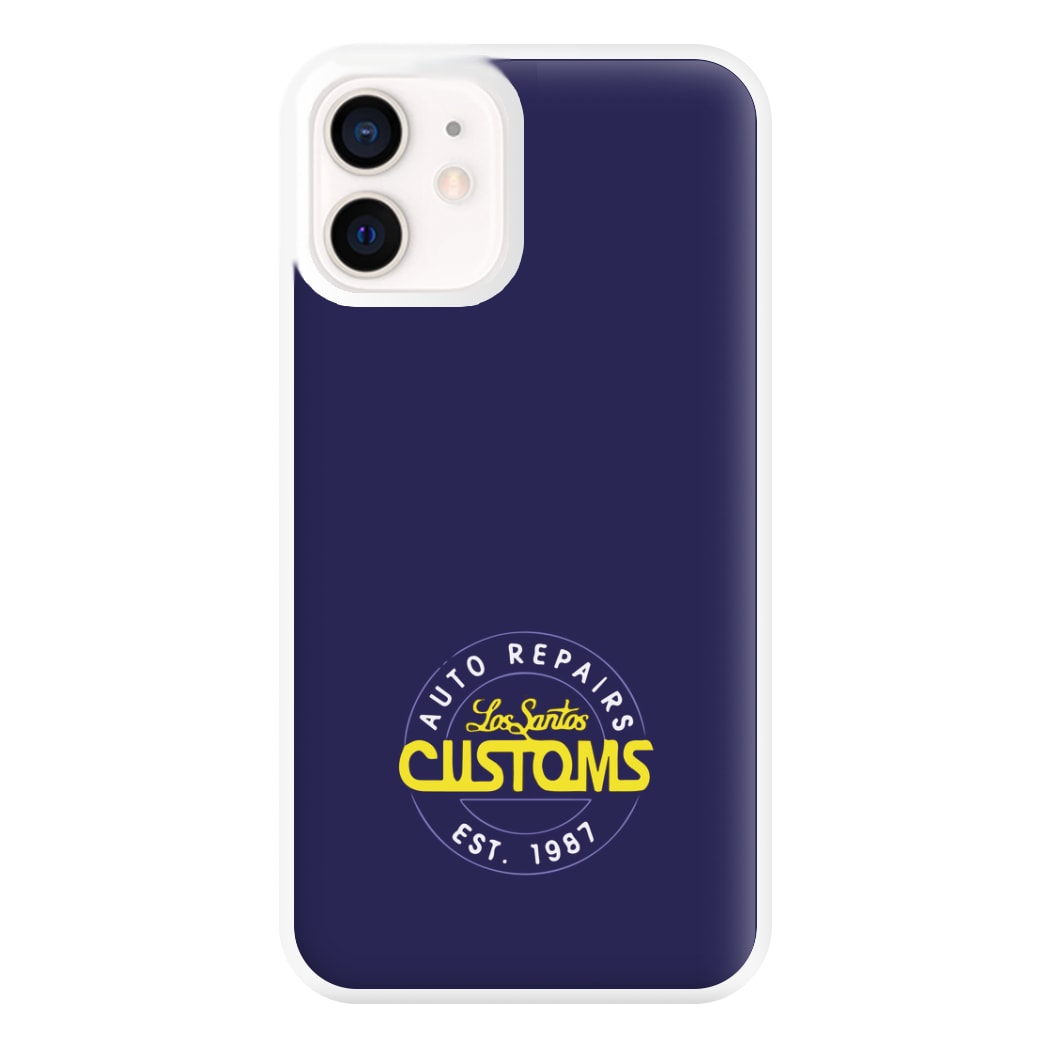 Los Santos Customs - Video Game Phone Case for iPhone 13 Mini