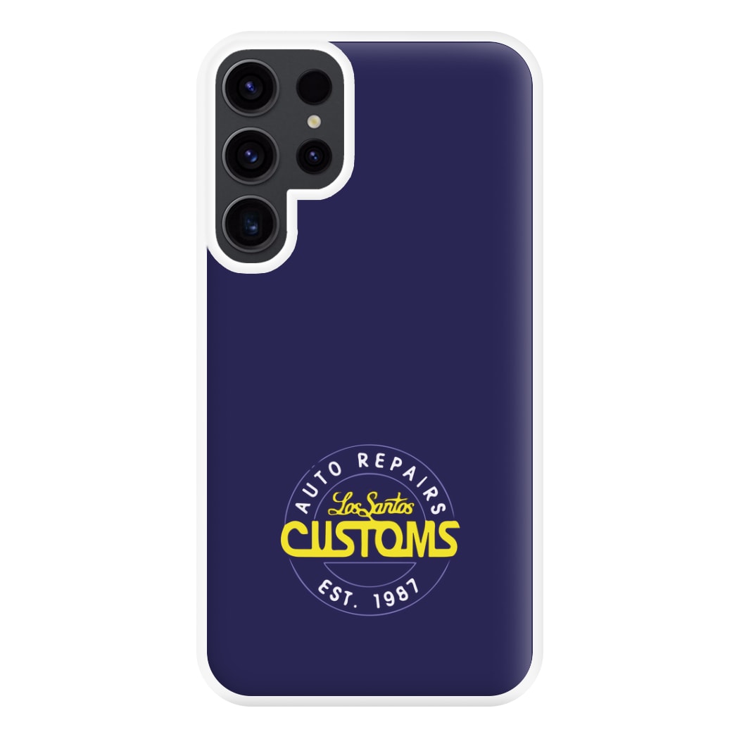 Los Santos Customs - Video Game Phone Case for Galaxy S23 Ultra