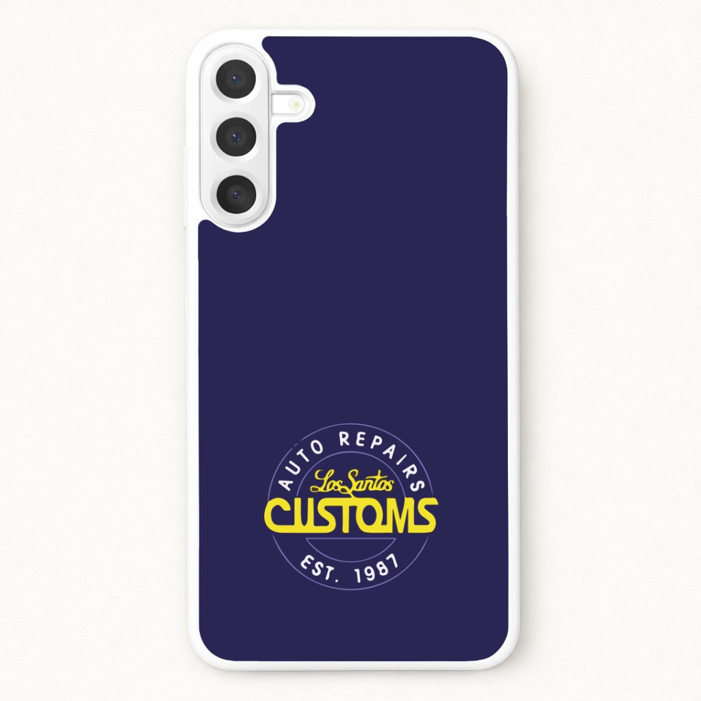 Los Santos Customs - Video Game Phone Case for Galaxy A57