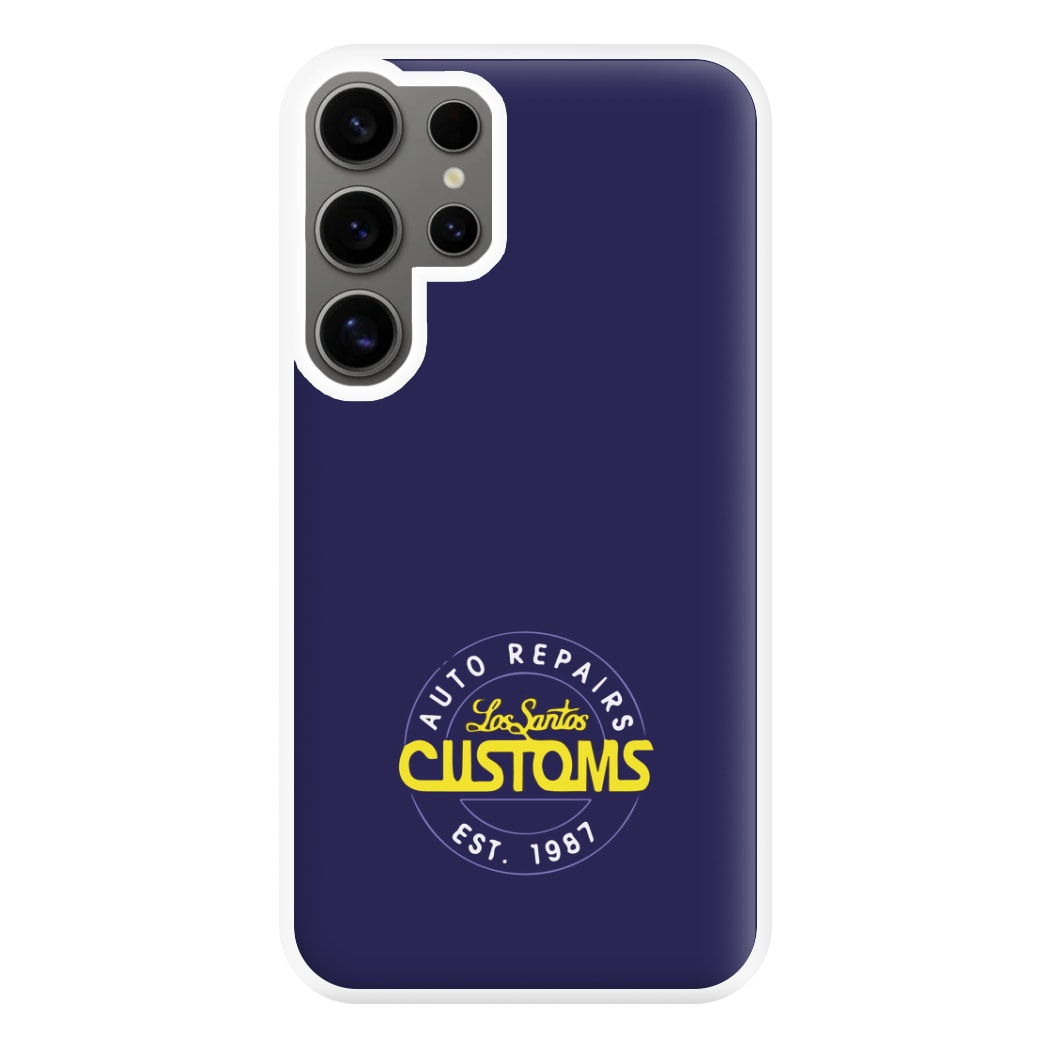 Los Santos Customs - Video Game Phone Case for Galaxy S25 Ultra