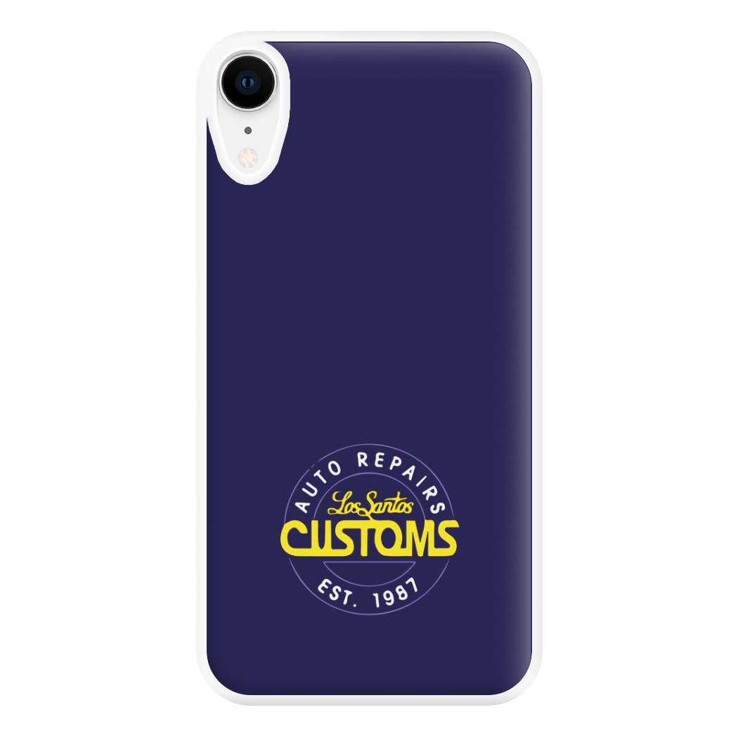 Los Santos Customs - Video Game Phone Case for iPhone XR