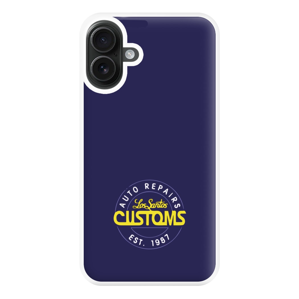 Los Santos Customs - Video Game Phone Case for iPhone 16 Plus