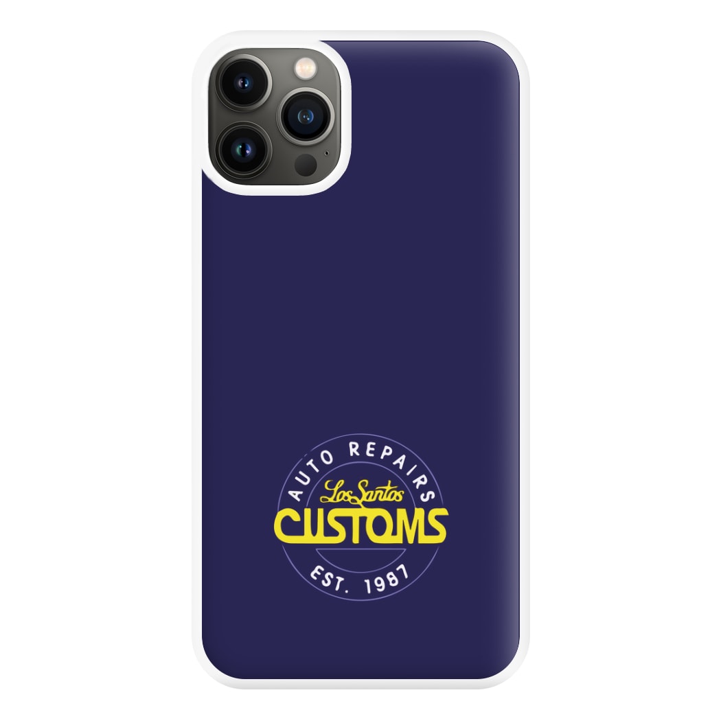 Los Santos Customs - Video Game Phone Case for iPhone 13