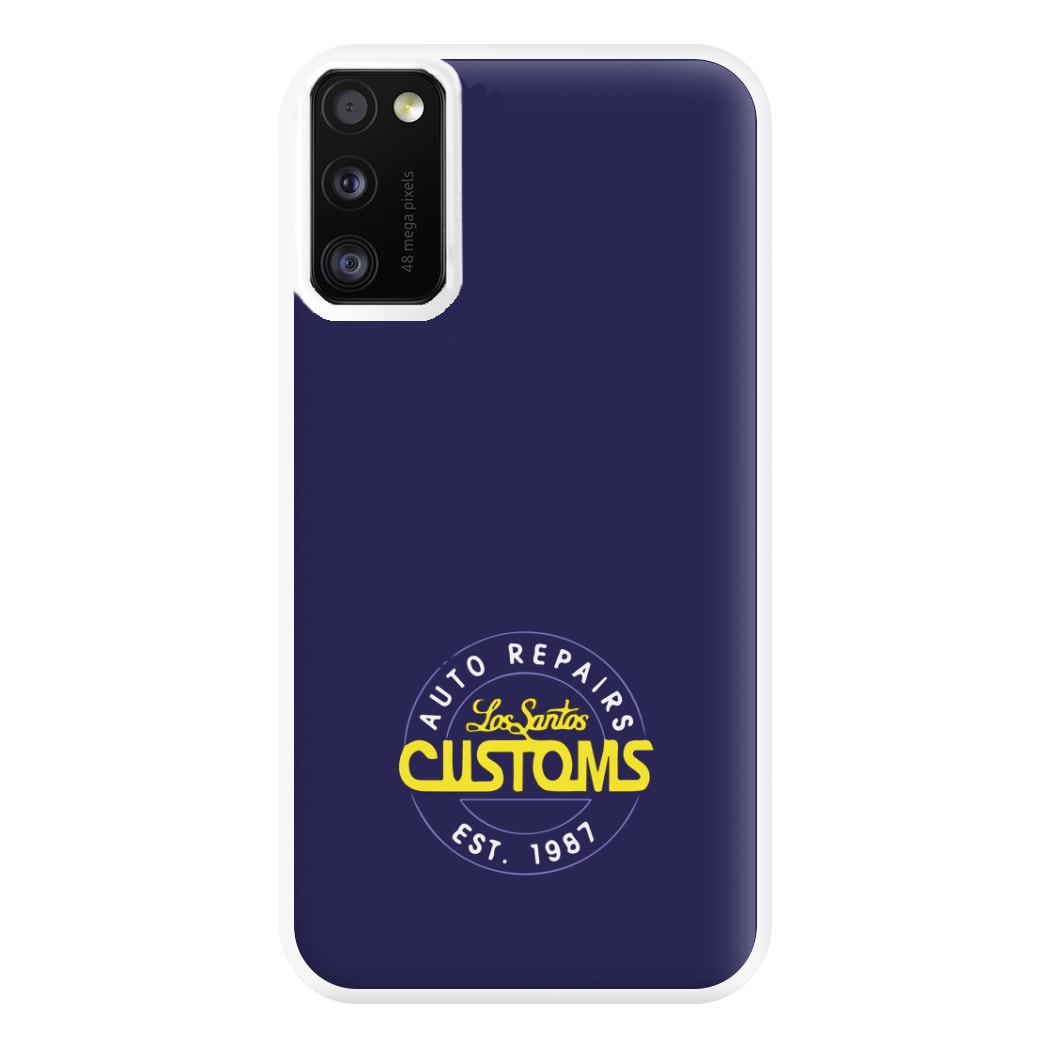 Los Santos Customs - Video Game Phone Case for Galaxy A41