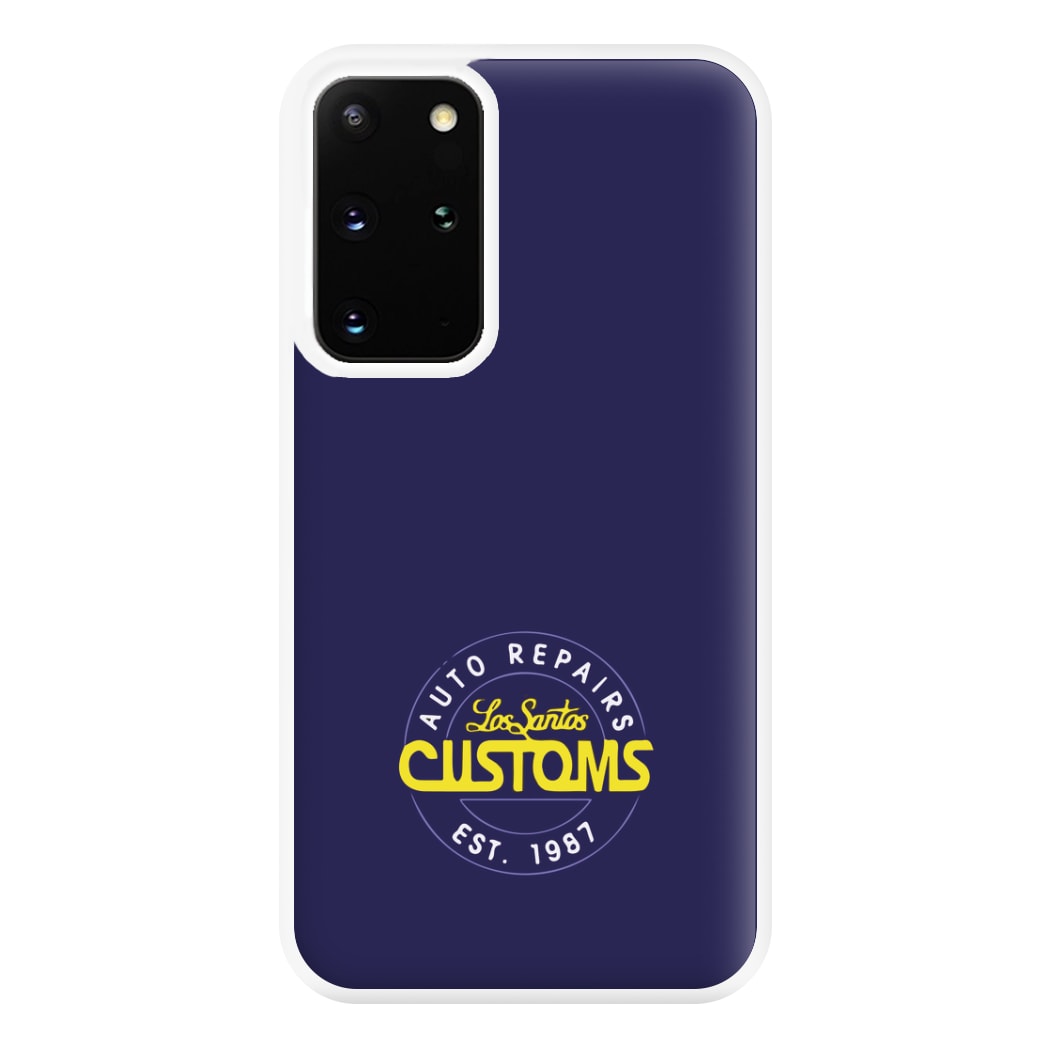 Los Santos Customs - Video Game Phone Case for Galaxy S20 Plus