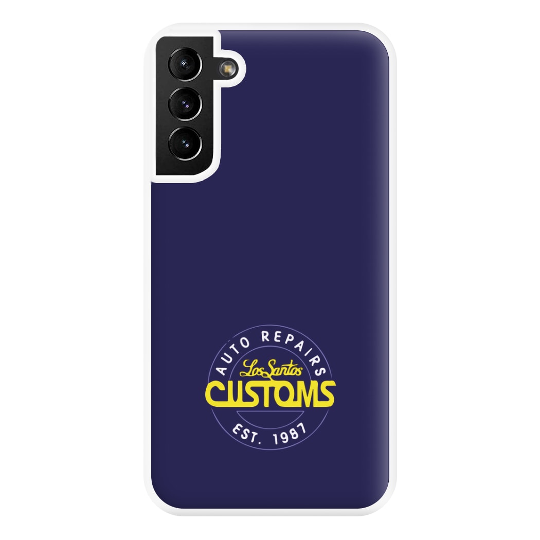 Los Santos Customs - Video Game Phone Case for Galaxy S21 Plus