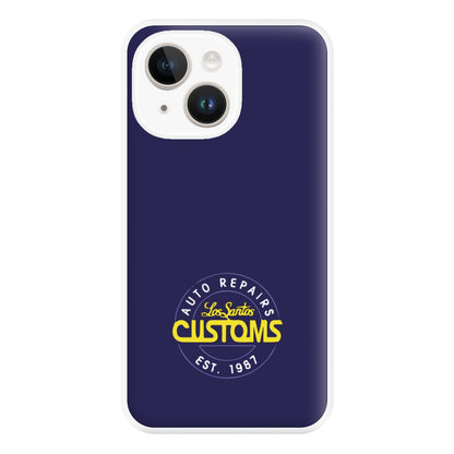 Los Santos Customs - Video Game Phone Case for iPhone 14 Plus