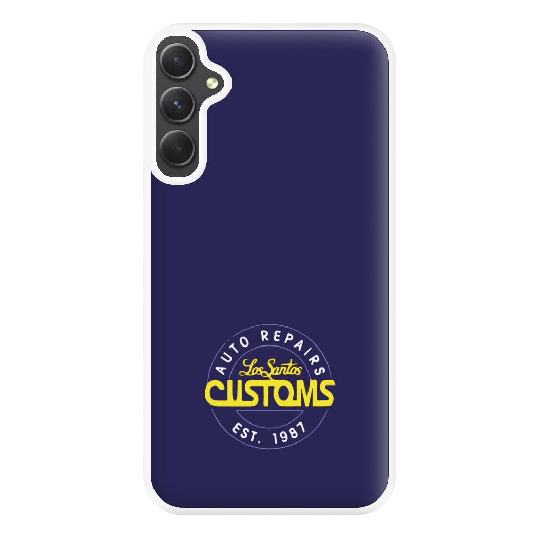 Los Santos Customs - Video Game Phone Case for Galaxy A14