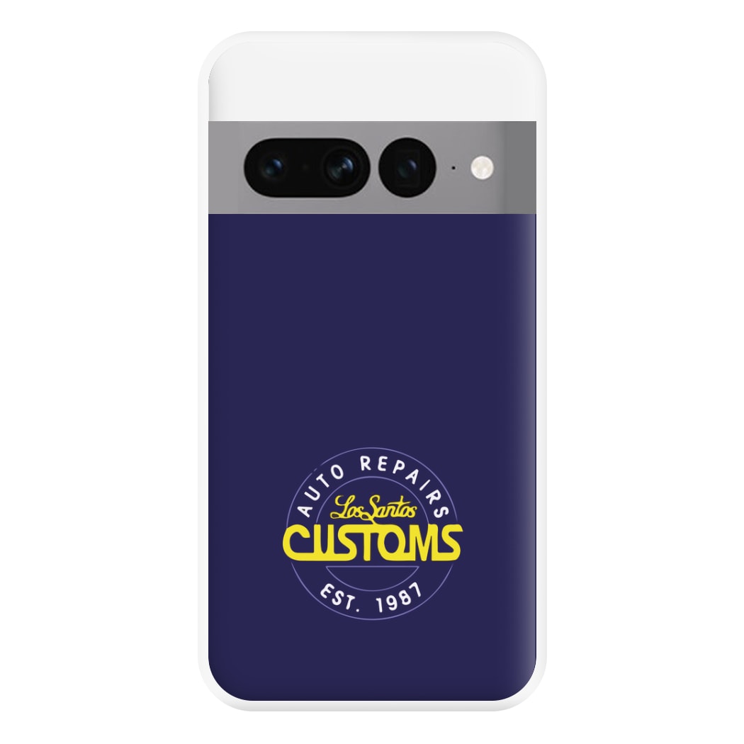 Los Santos Customs - Video Game Phone Case for Google Pixel 7 Pro