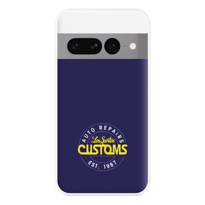 Los Santos Customs - Video Game Phone Case for Google Pixel 7 Pro