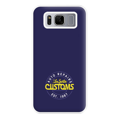 Los Santos Customs - Video Game Phone Case for Galaxy S8 Plus