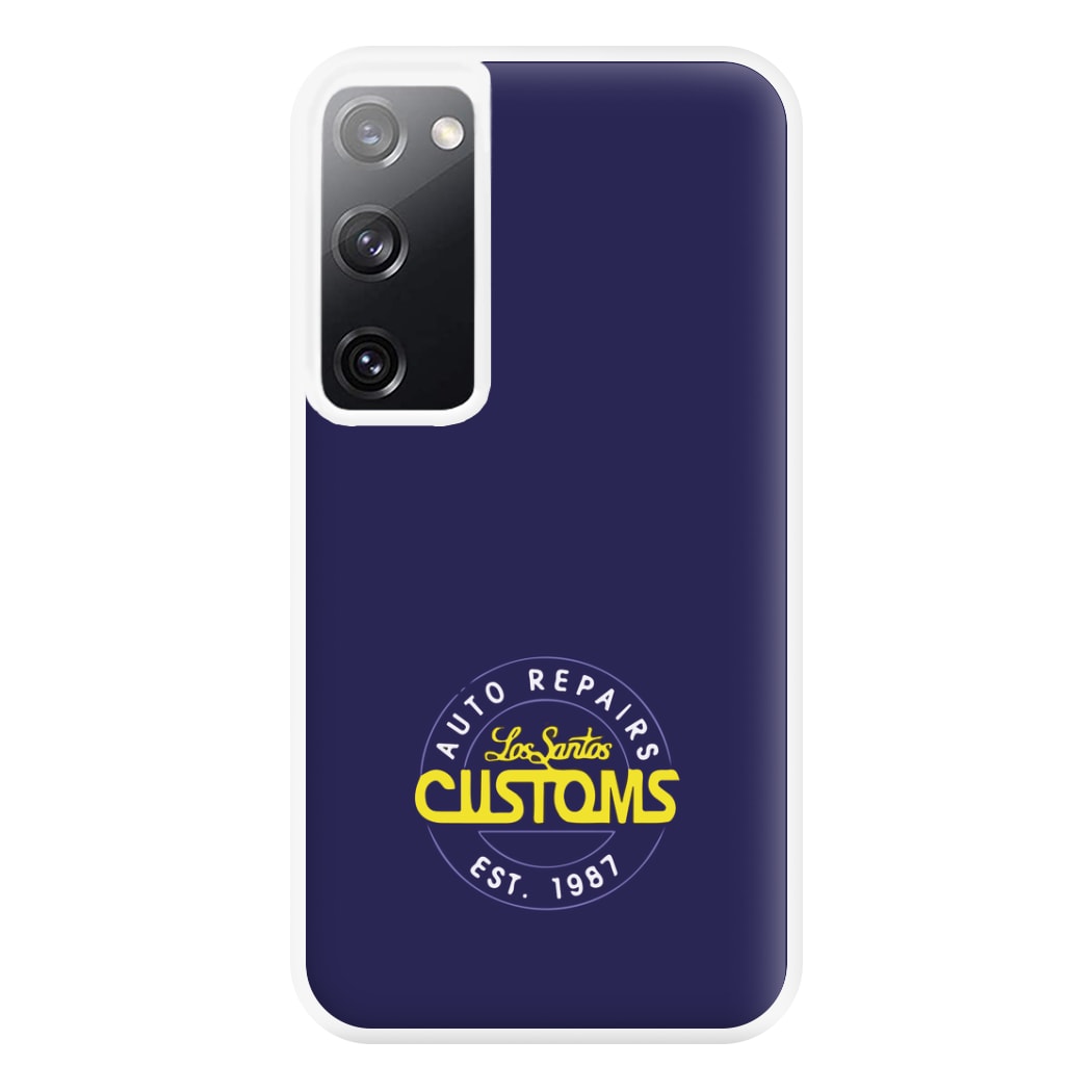 Los Santos Customs - Video Game Phone Case for Galaxy S20