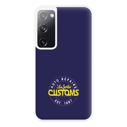 Los Santos Customs - Video Game Phone Case for Galaxy S20