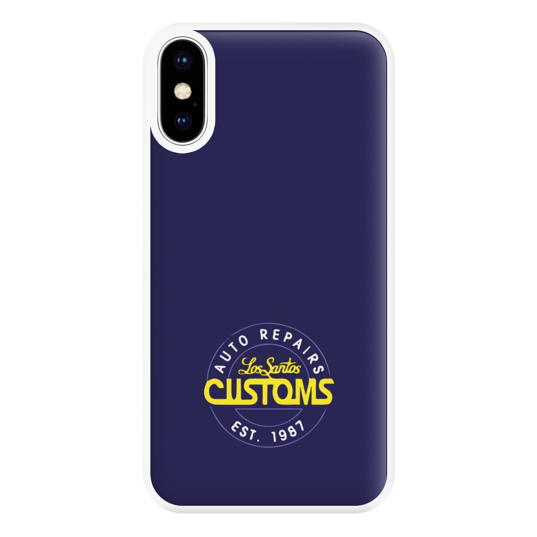 Los Santos Customs - Video Game Phone Case for iPhone XS Max